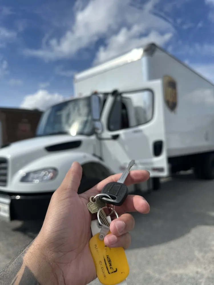 Replacement key prepared for a commercial delivery vehicle